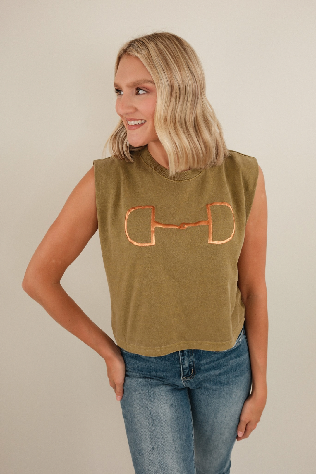 Bridle Up Muscle Tank