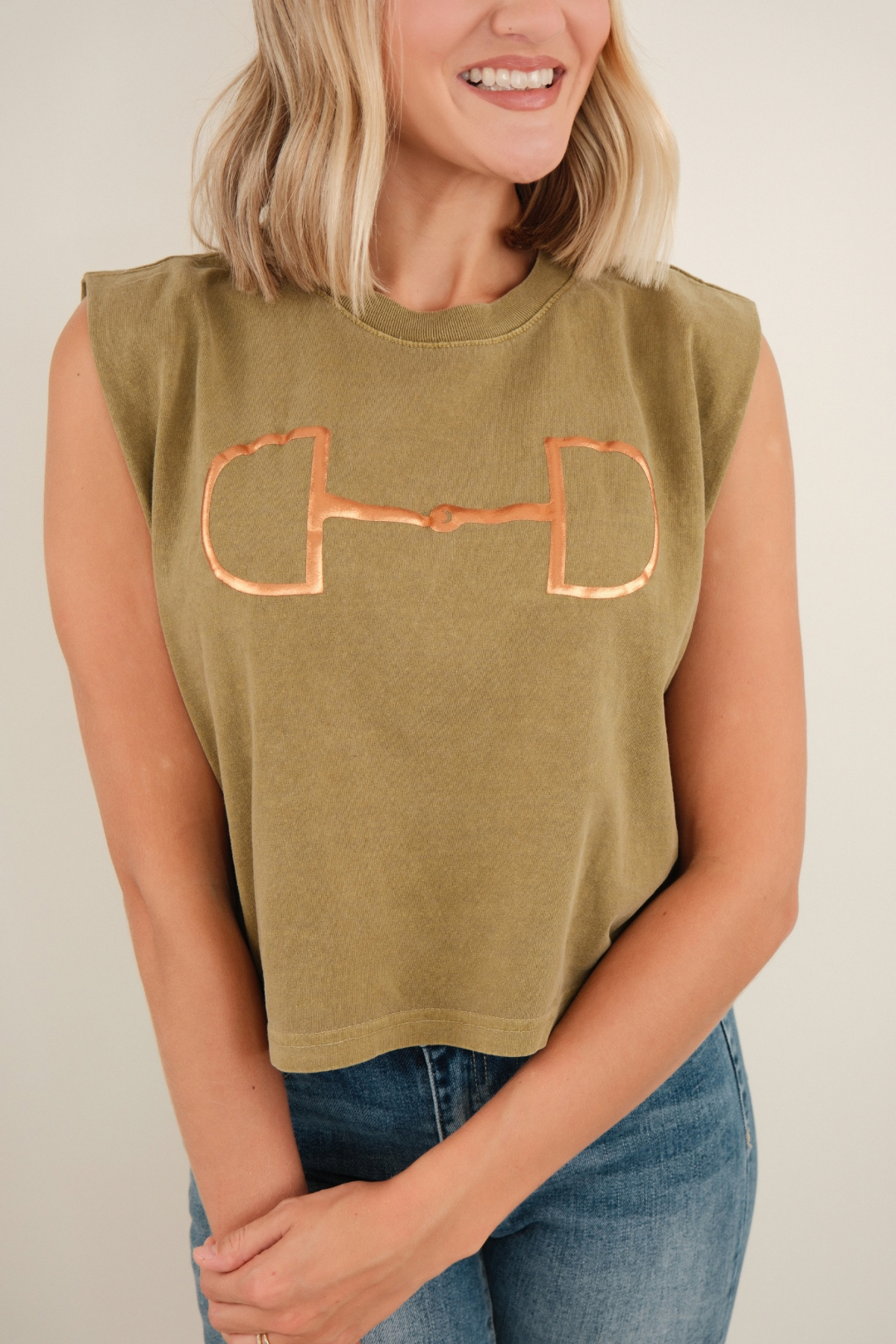 Bridle Up Muscle Tank