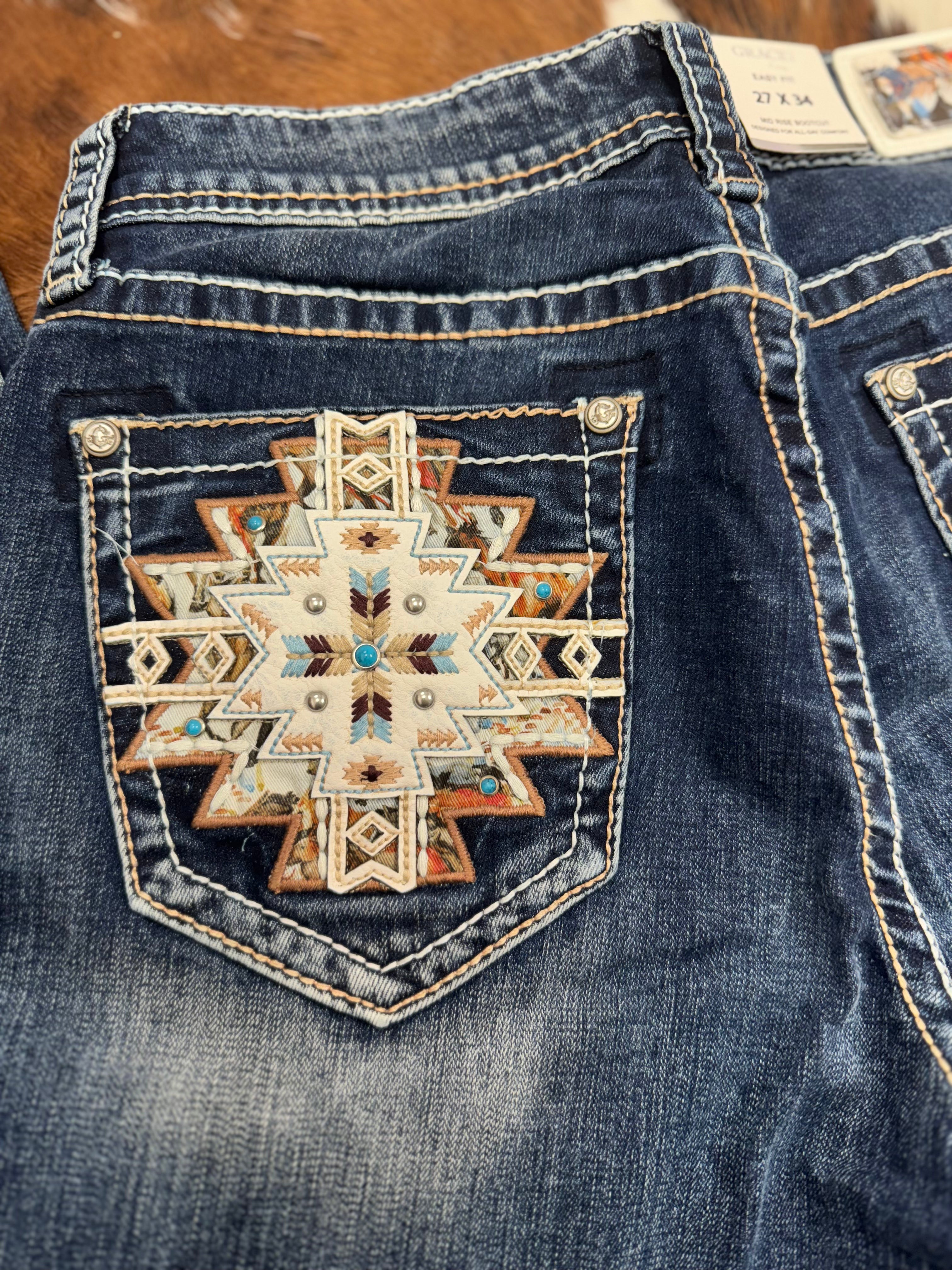 Sierra Stone Bootcut Jeans