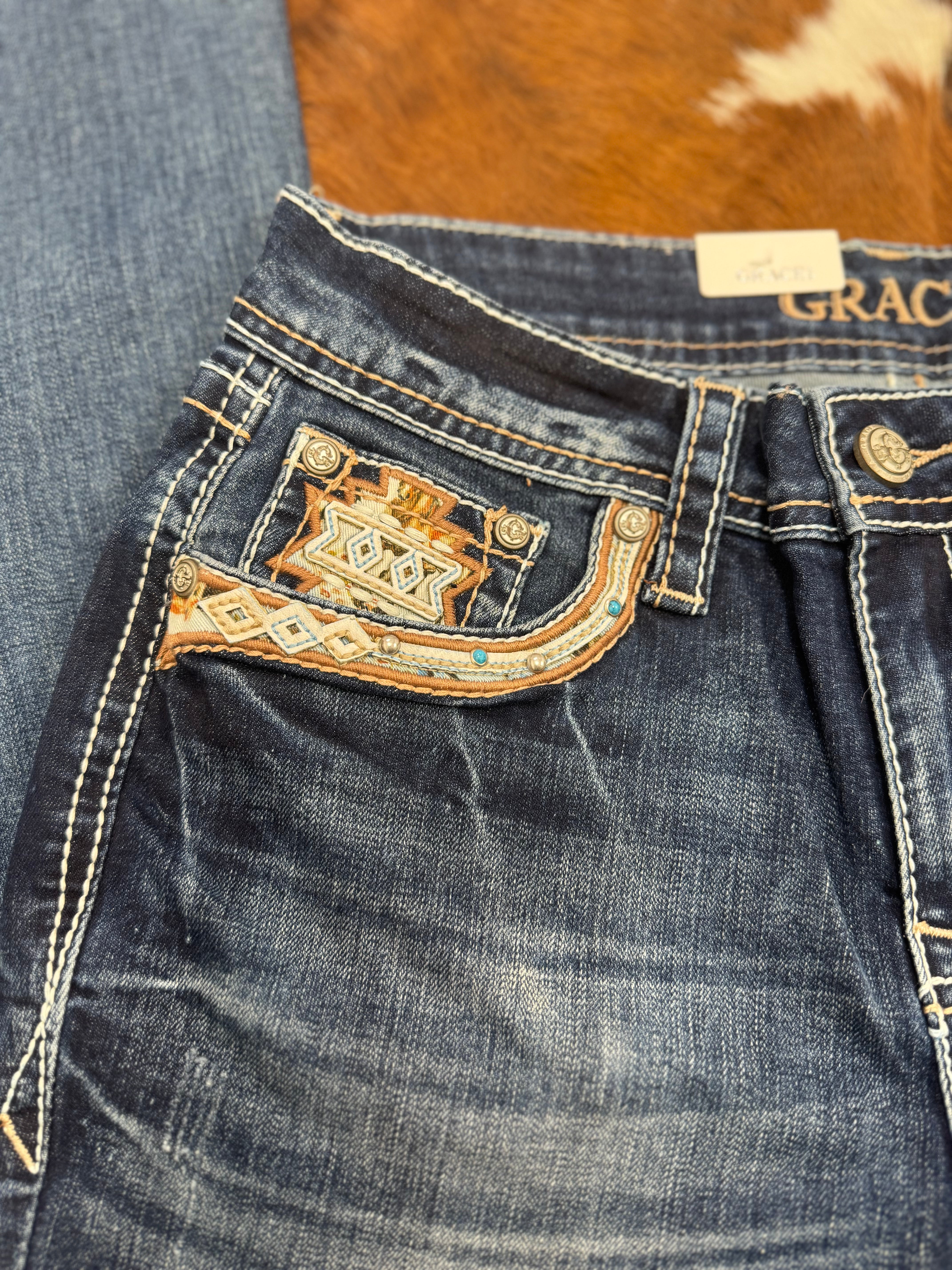 Sierra Stone Bootcut Jeans