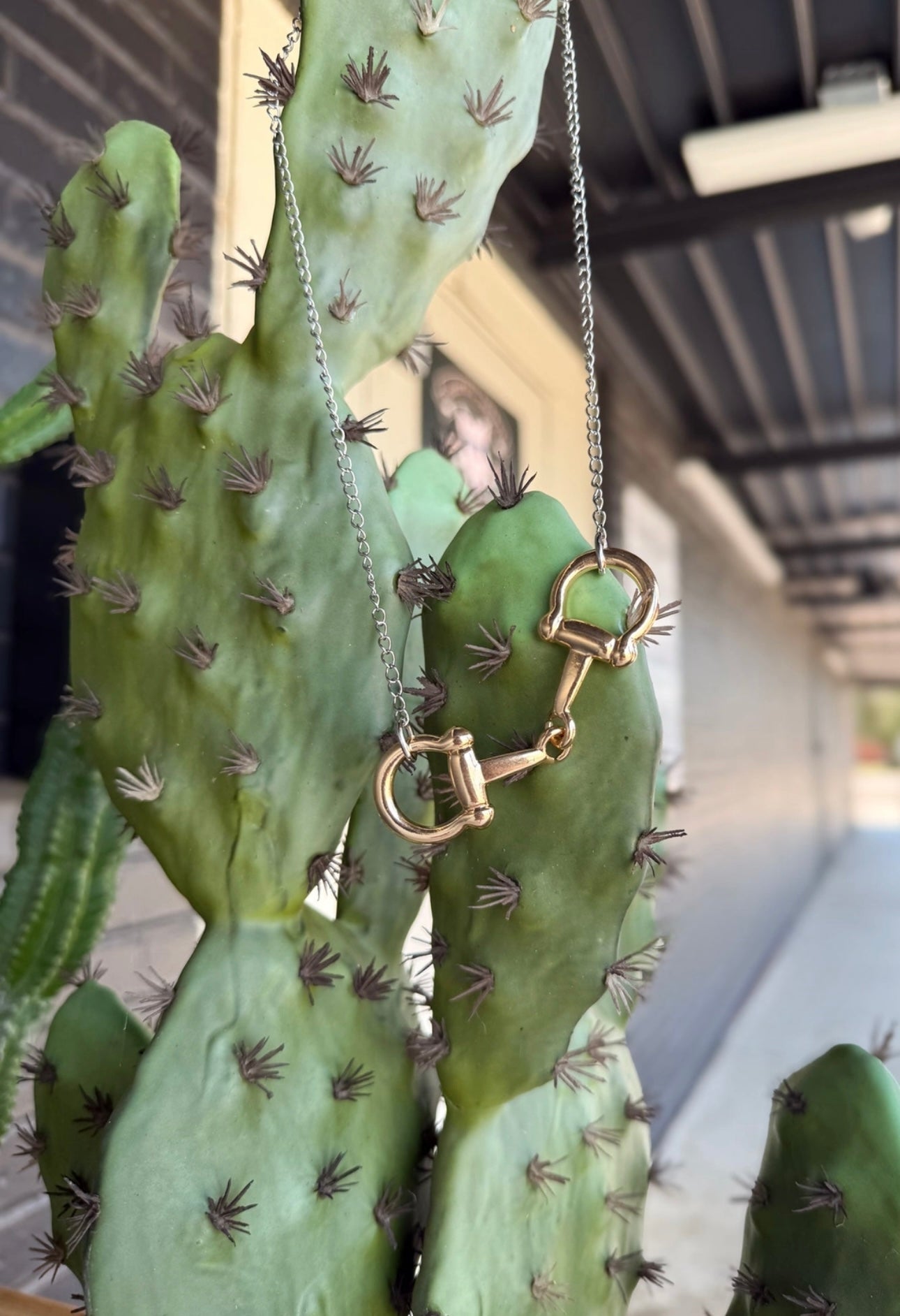 Hey Cowboy Snaffle Bit Necklace