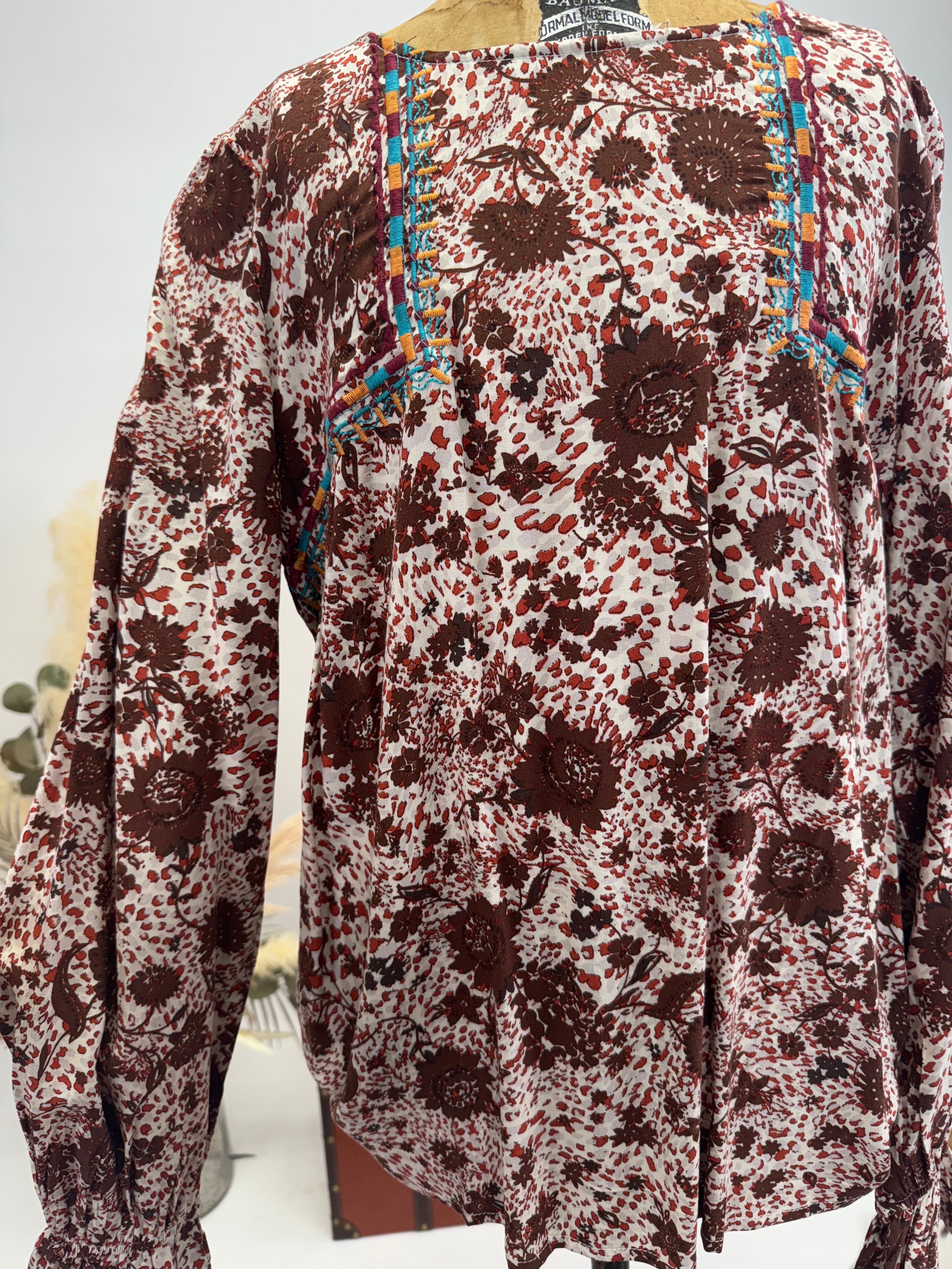 Western Rust Blouse
