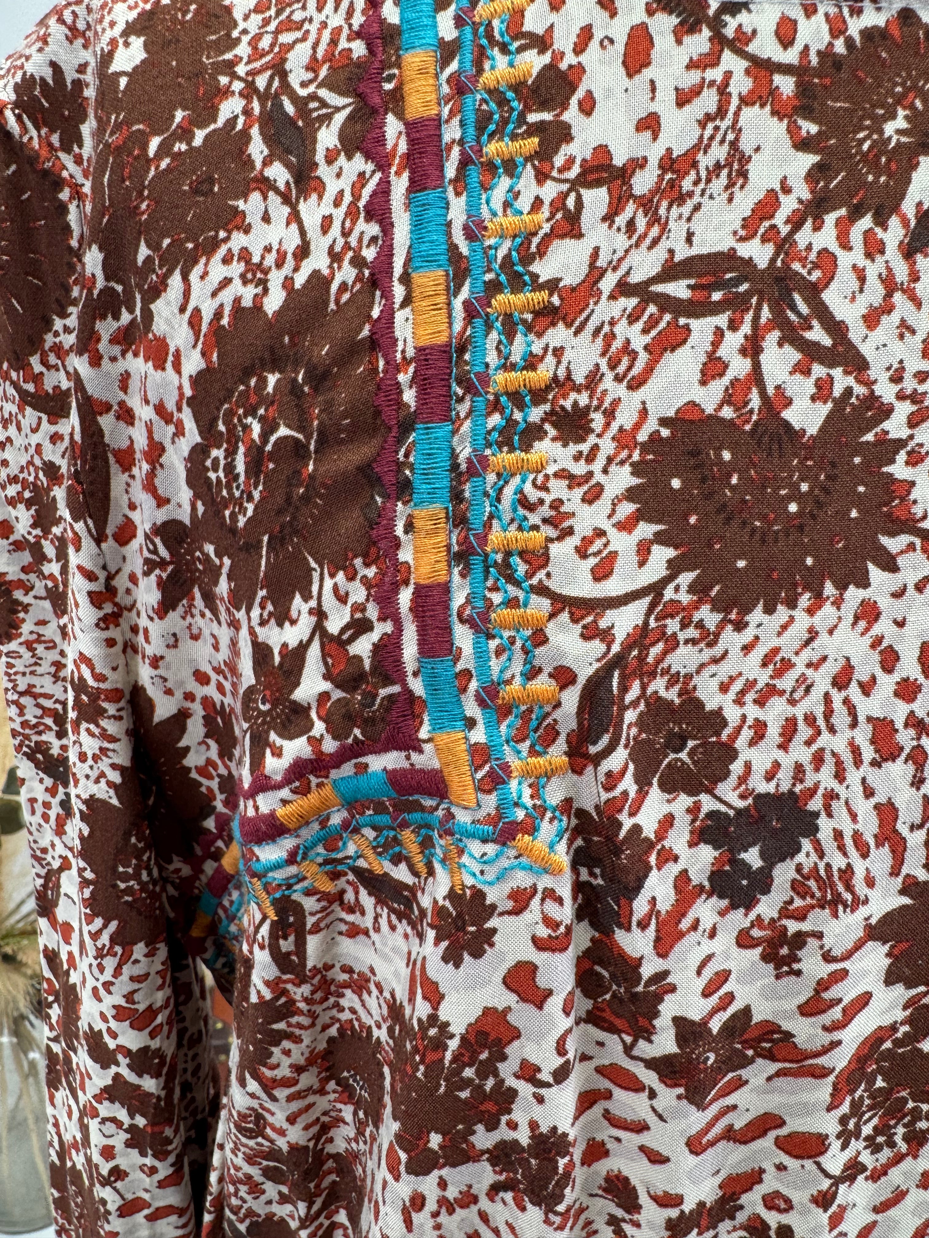 Western Rust Blouse