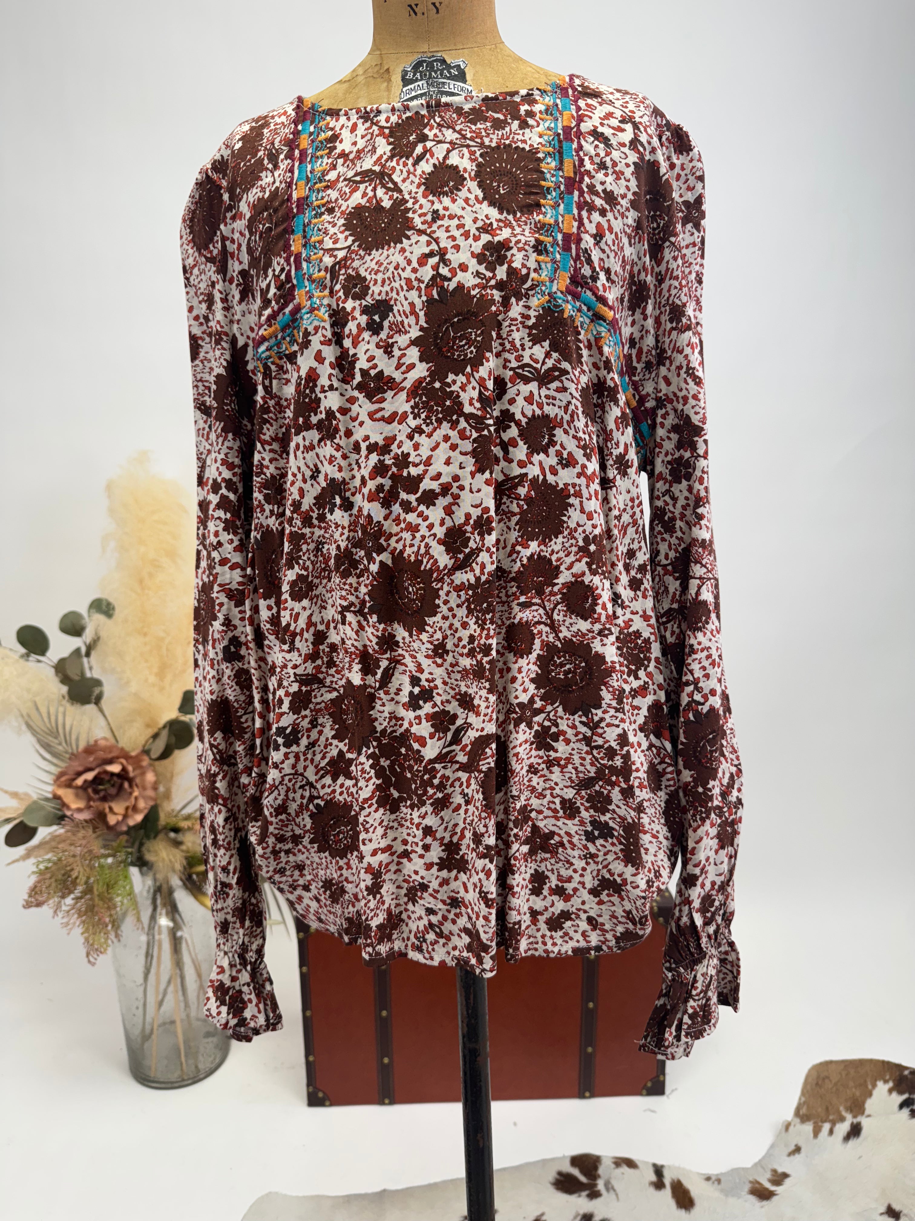 Western Rust Blouse