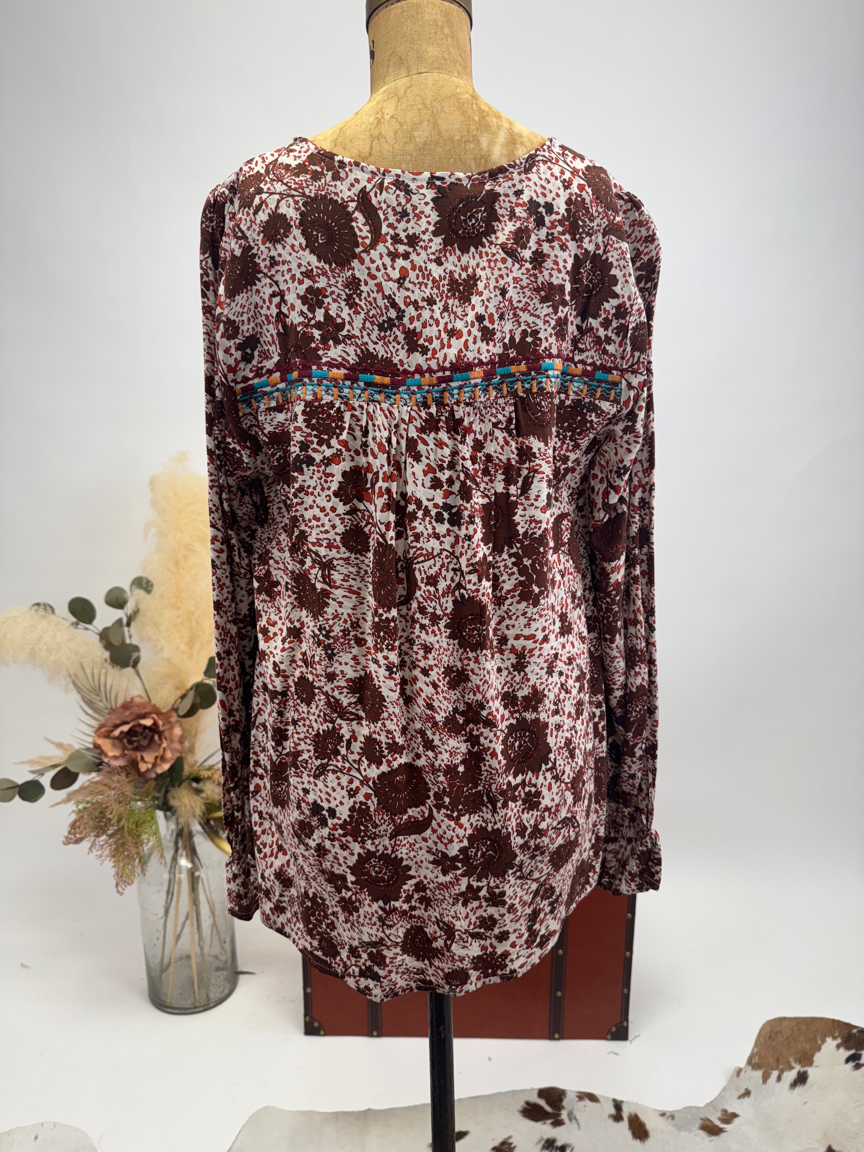 Western Rust Blouse