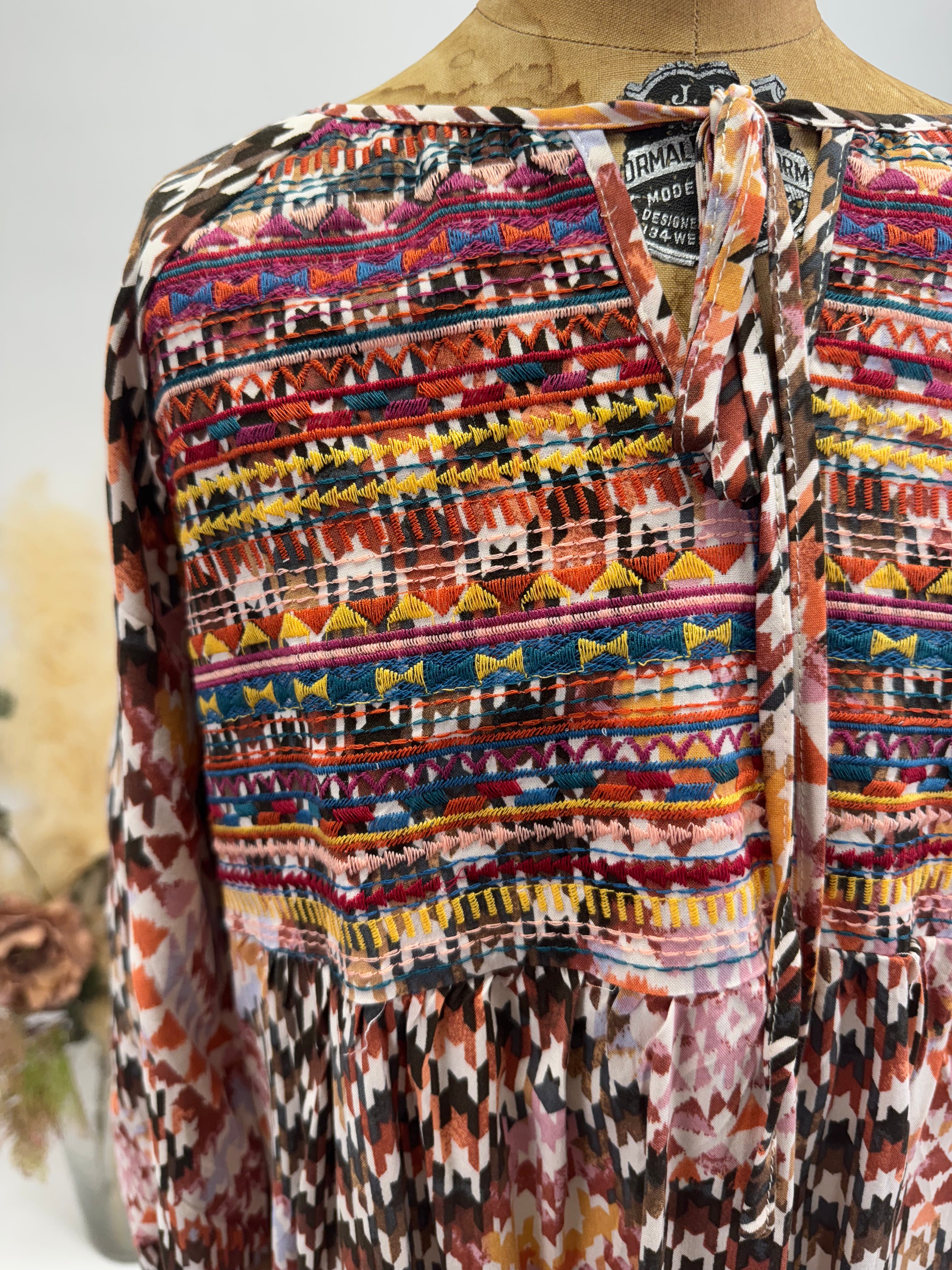 Painted Desert Embroidered Blouse