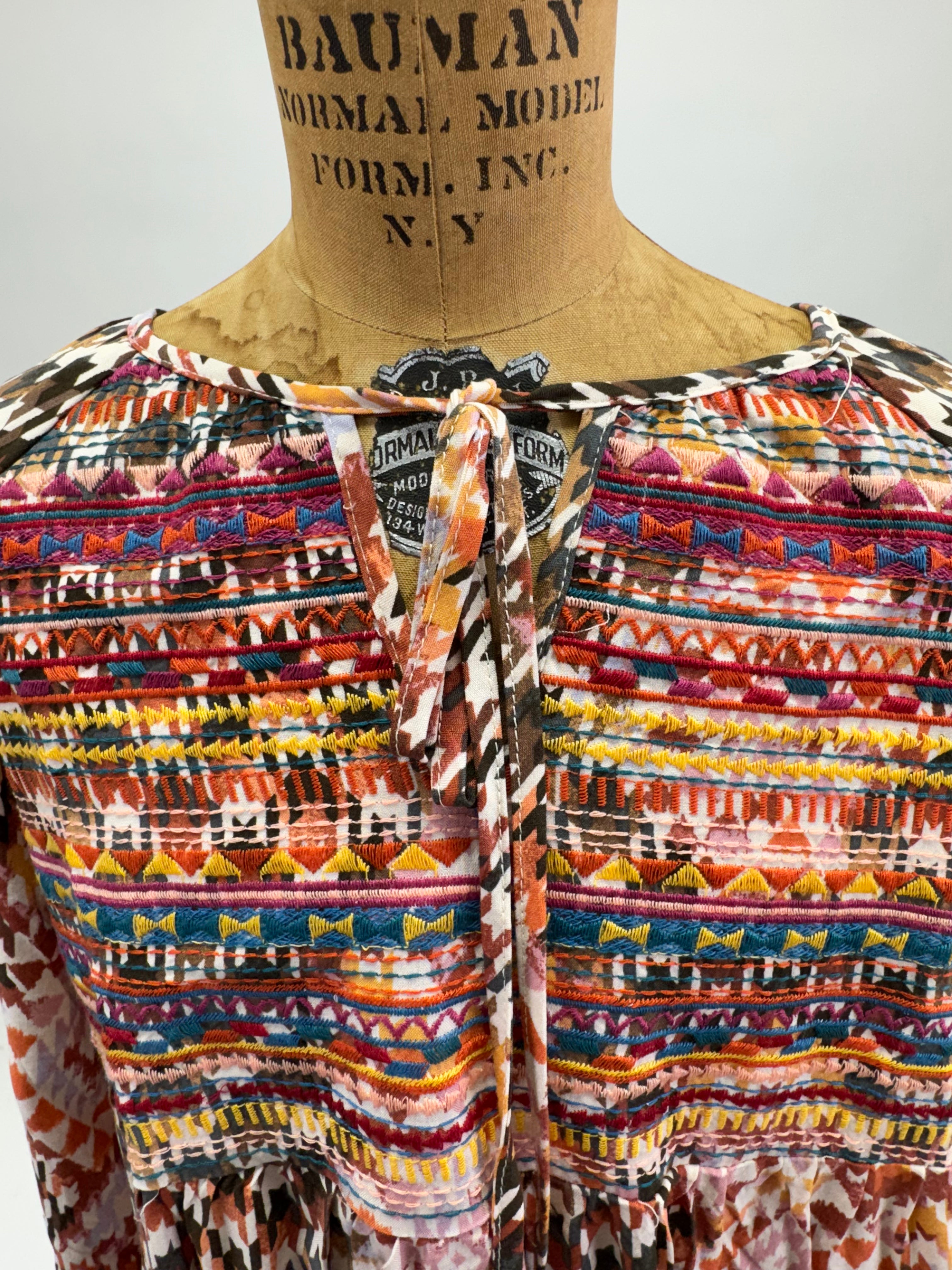 Painted Desert Embroidered Blouse