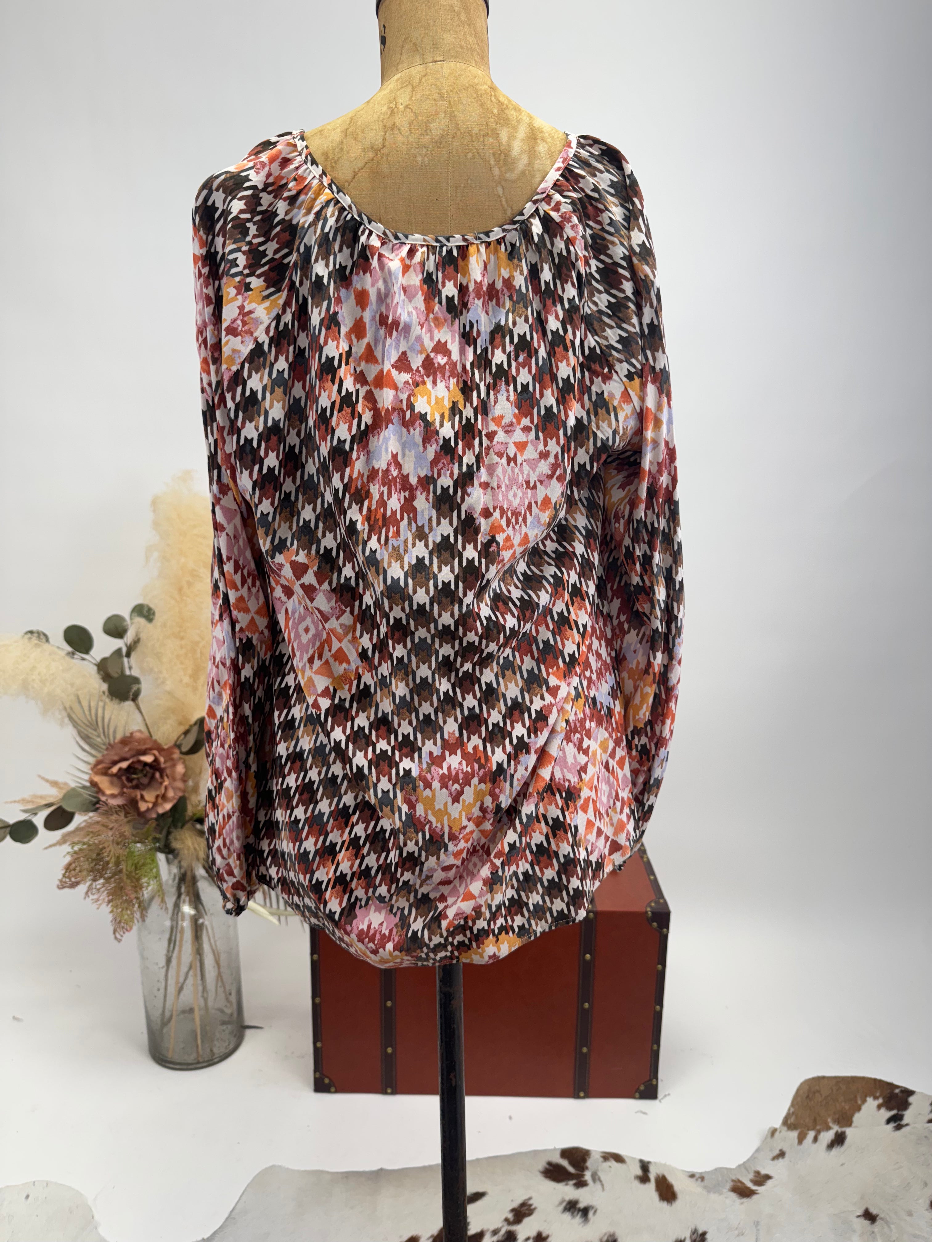 Painted Desert Embroidered Blouse