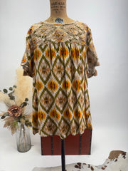 Western Aztec Blouse