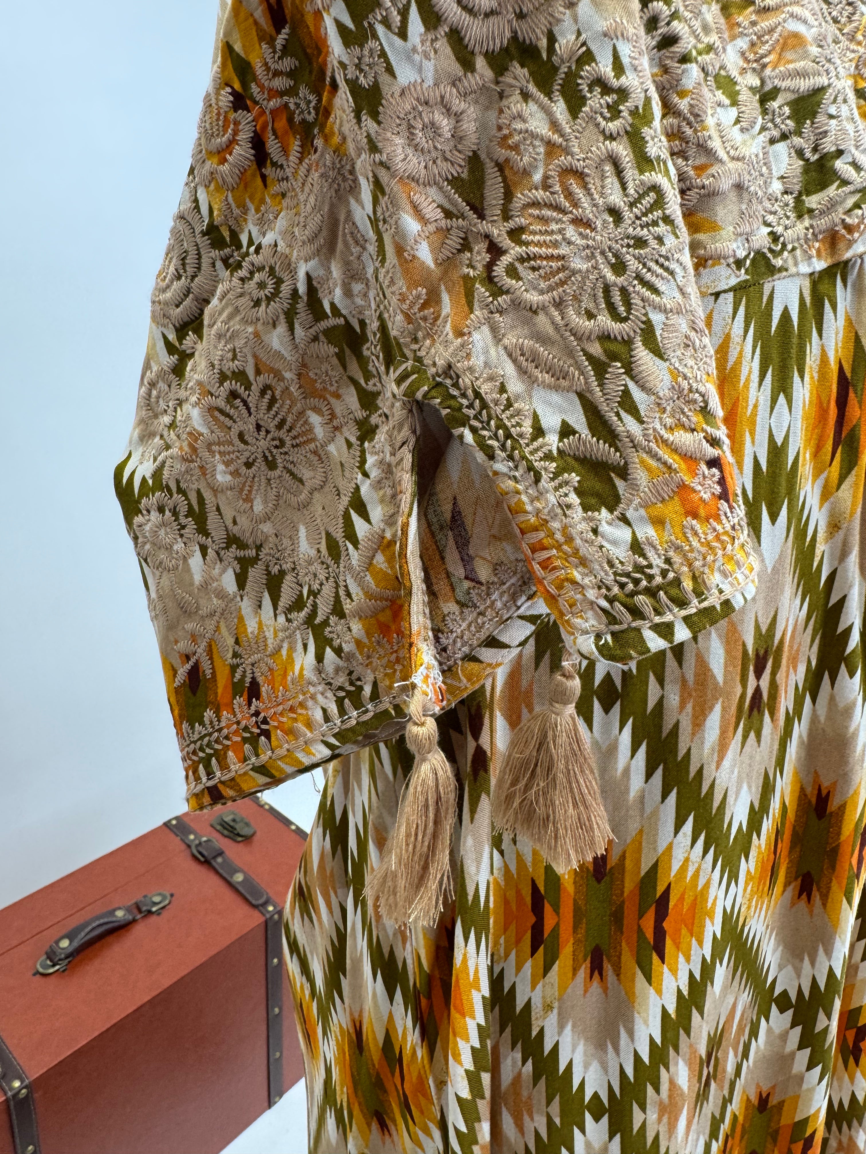 Western Aztec Blouse