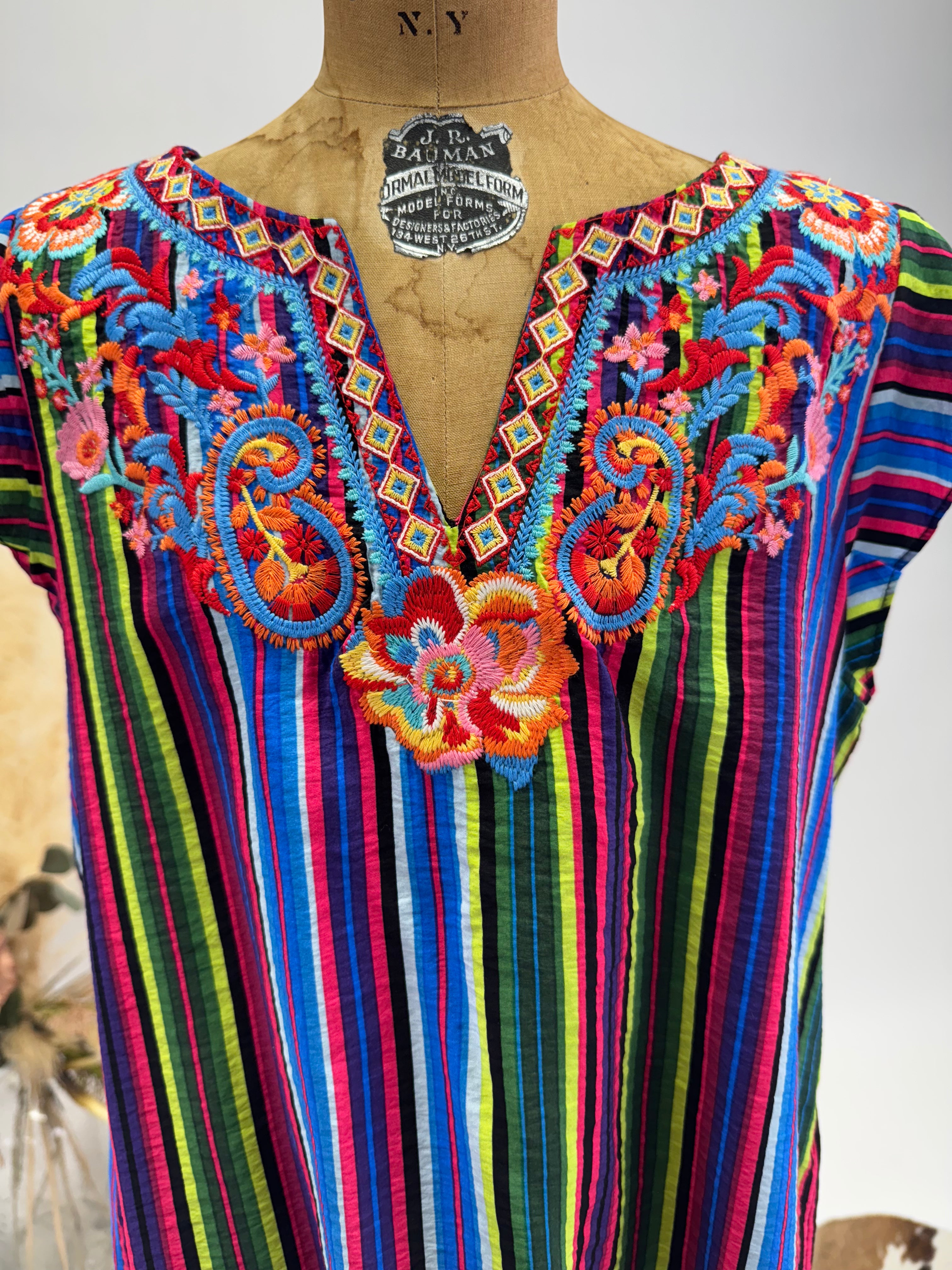 Desert Sunrise Embroidered Top