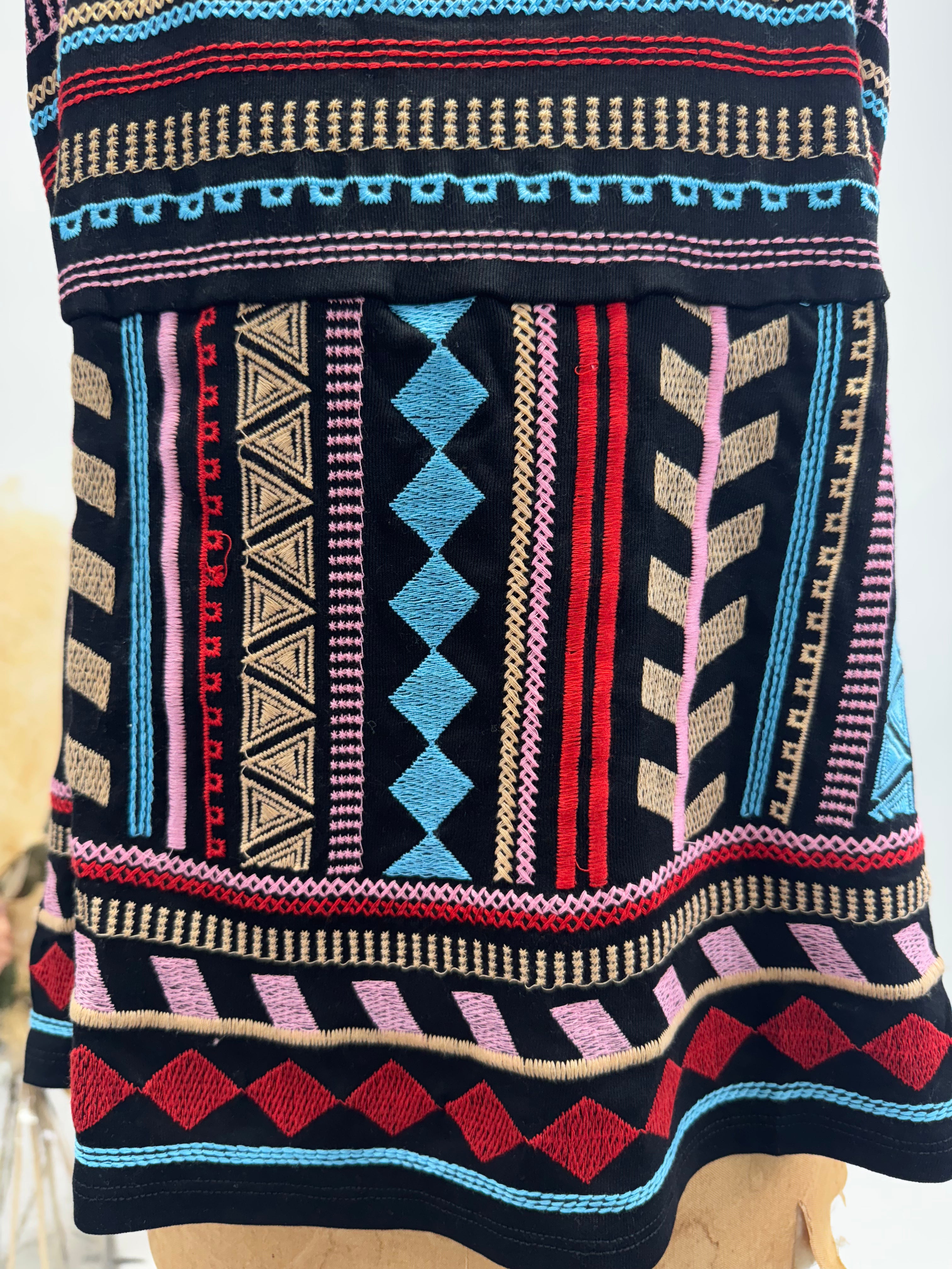 Boho Embroidered Tank