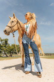 Desert Dancer Two-Tone Jeans