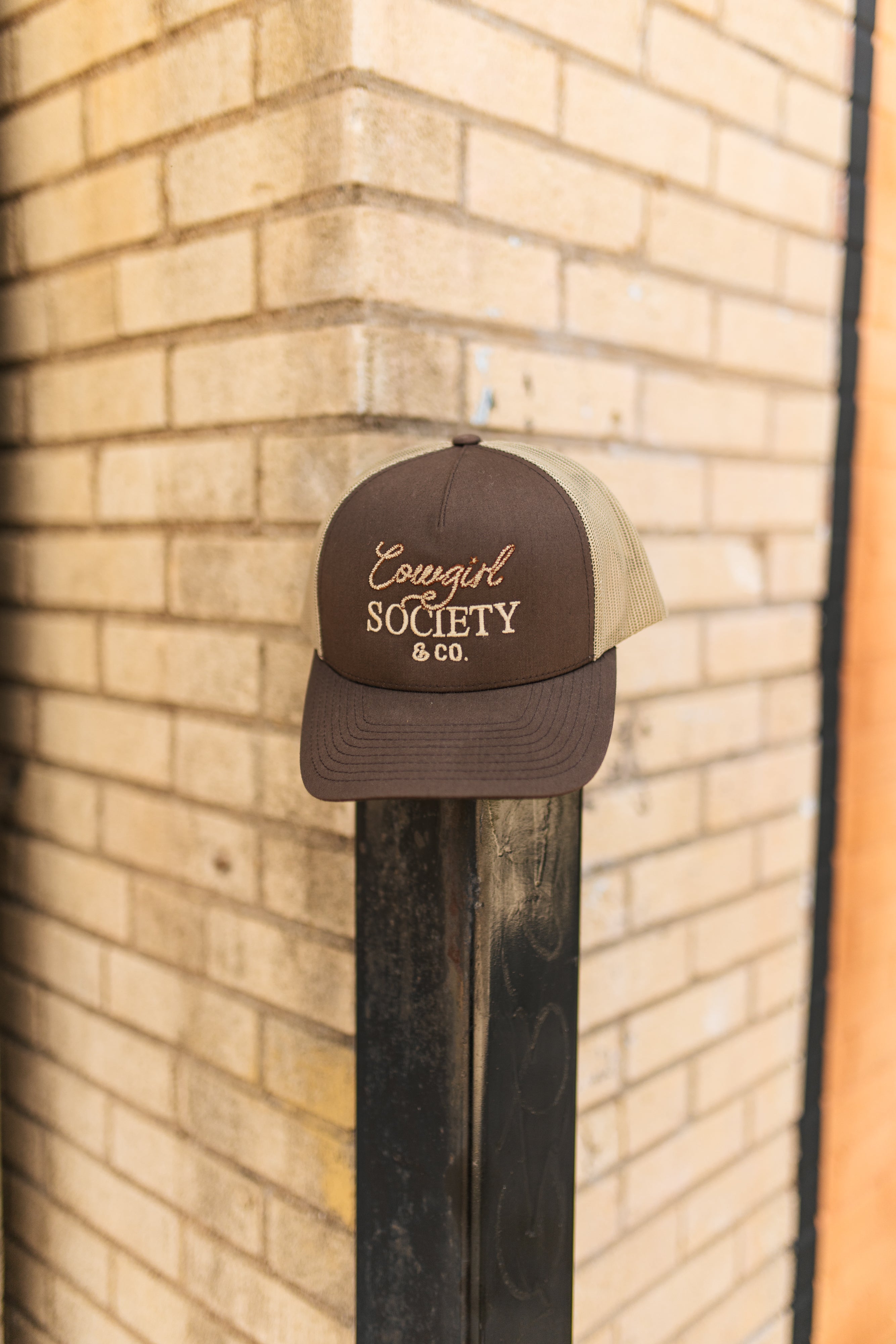Cowgirl Society & Co Snapback - Chocolate Brown