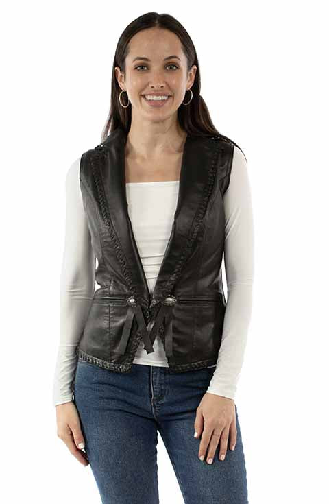 Outlaw Grace Leather Vest