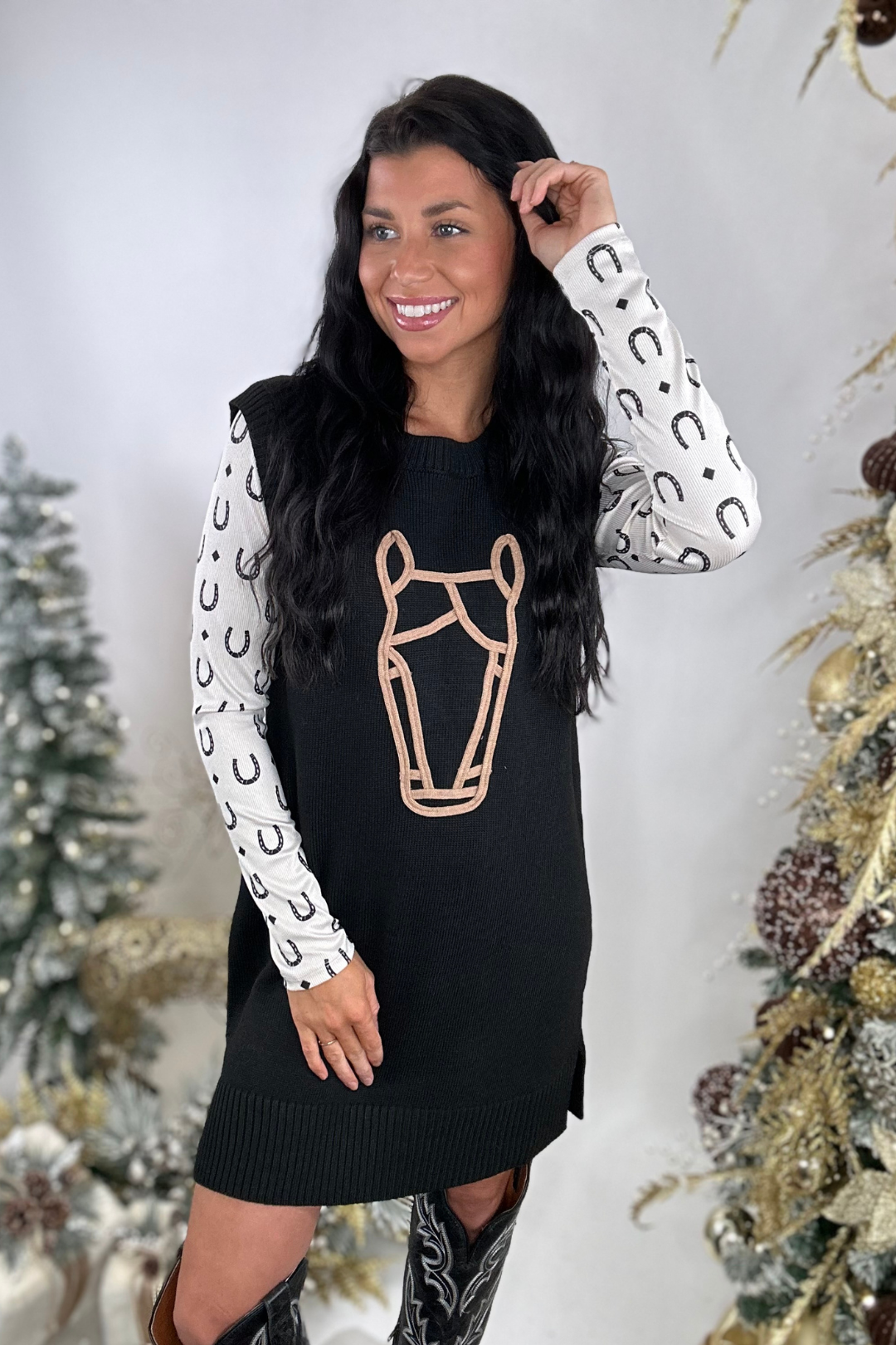 Mod Mare Sweater Dress Tan / X-Large Mod Mare Sweater Dress Tan / X-Large