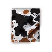 Rustic Rodeo Cowhide Throw Blanket
