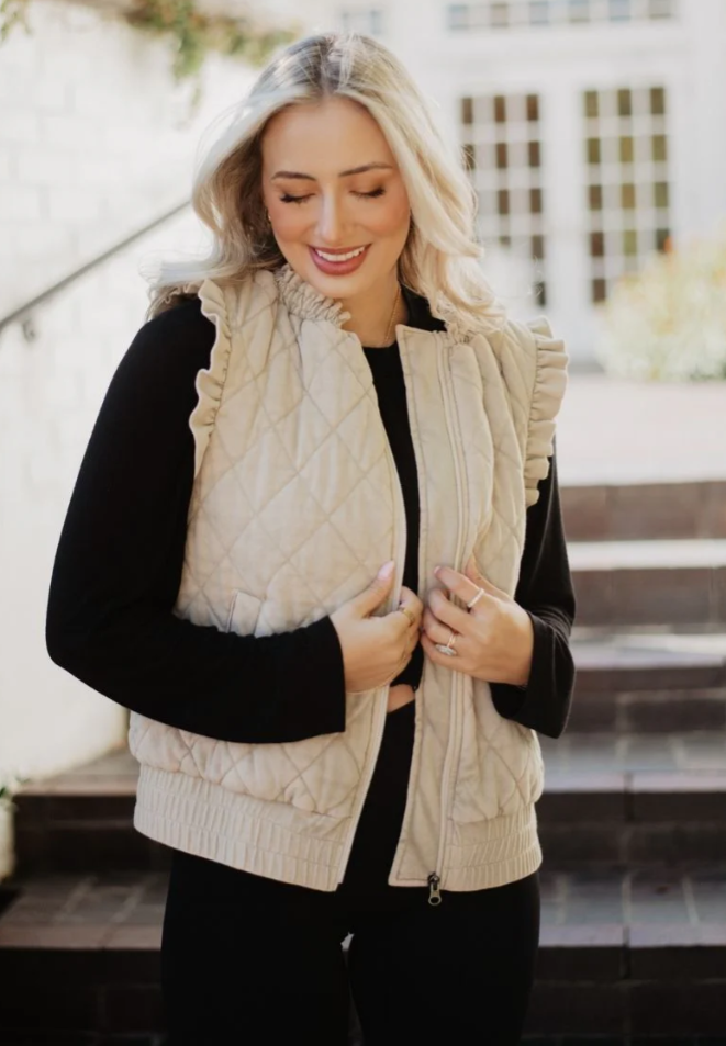 Saddlebrook Ruffle Vest