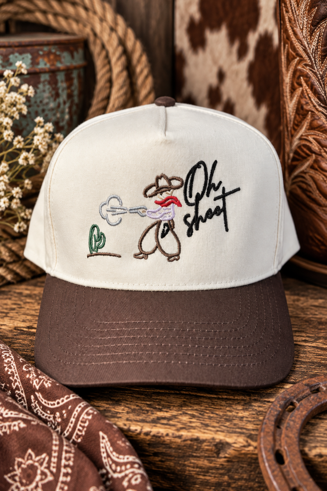 Oh Shoot Canvas Trucker Hat