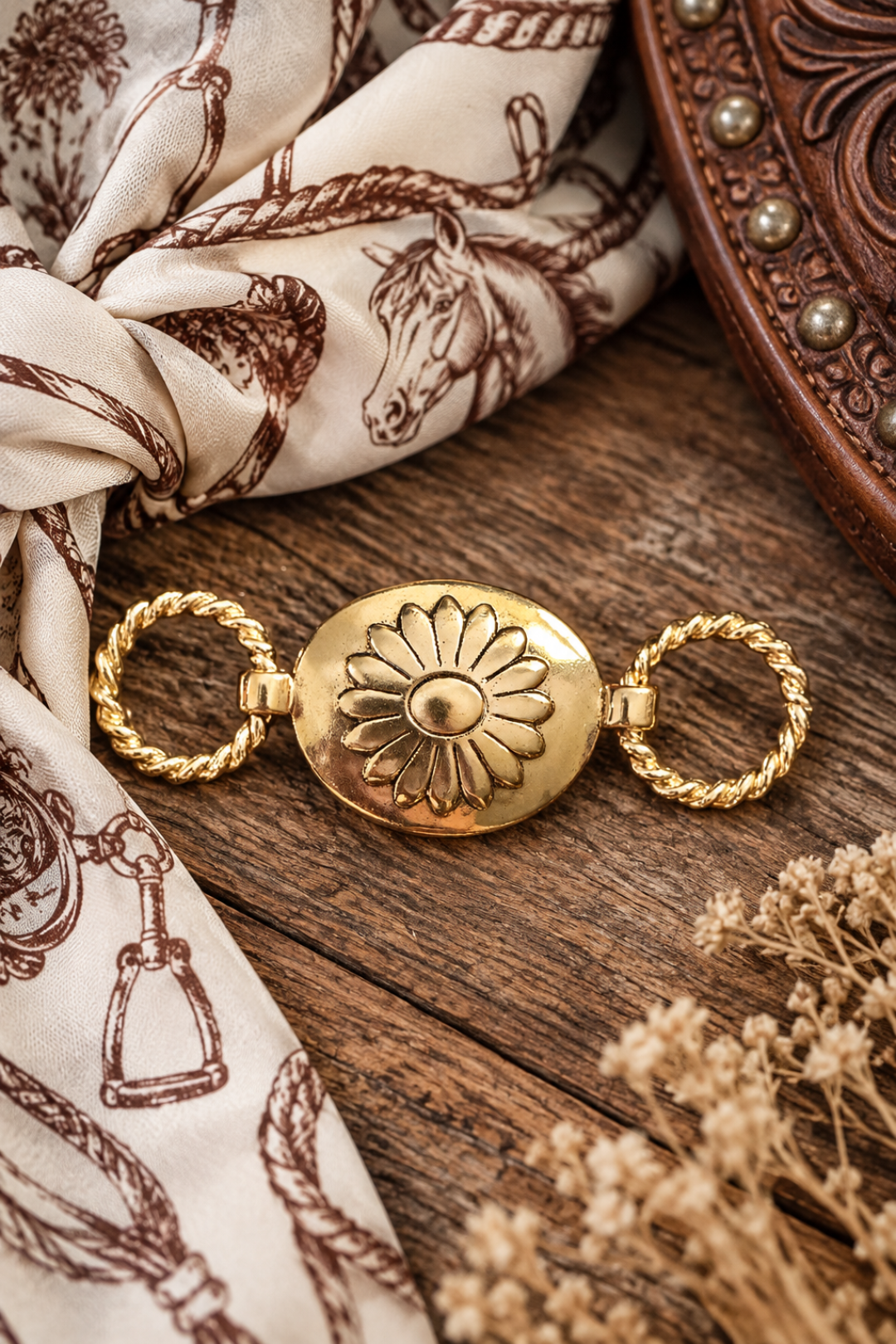 Golden Prairie Scarf Slide