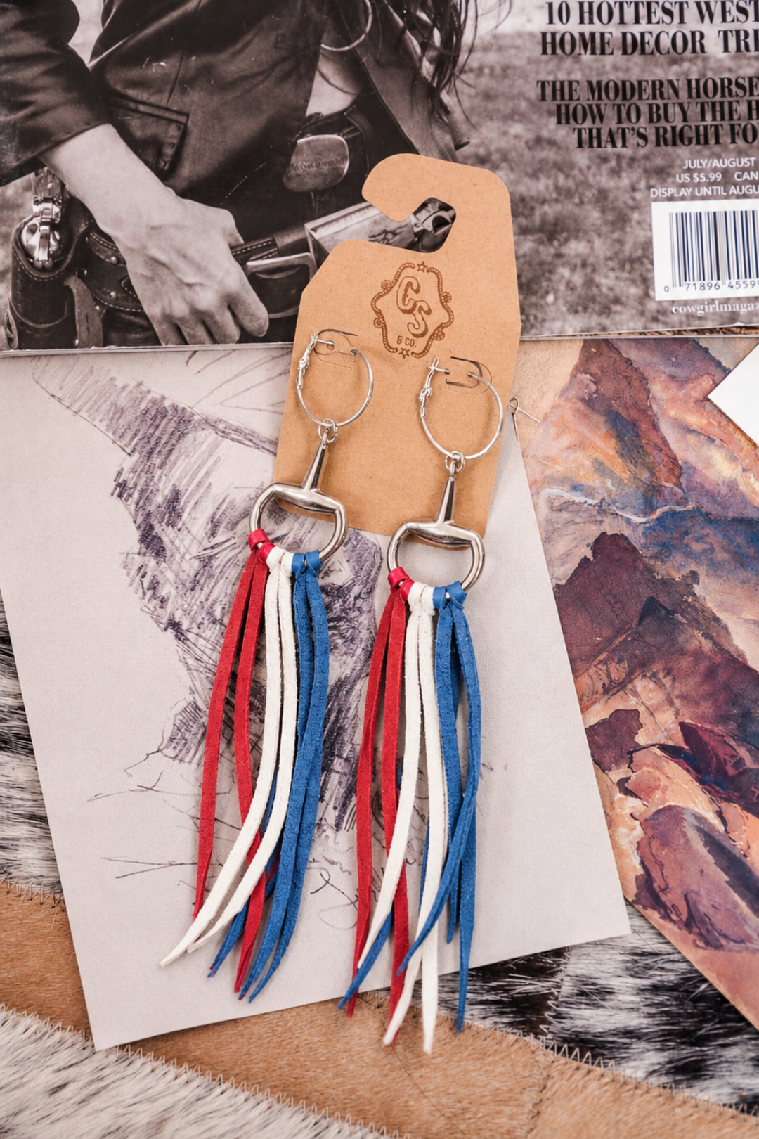 All American Cowgirl Fringe Earrings