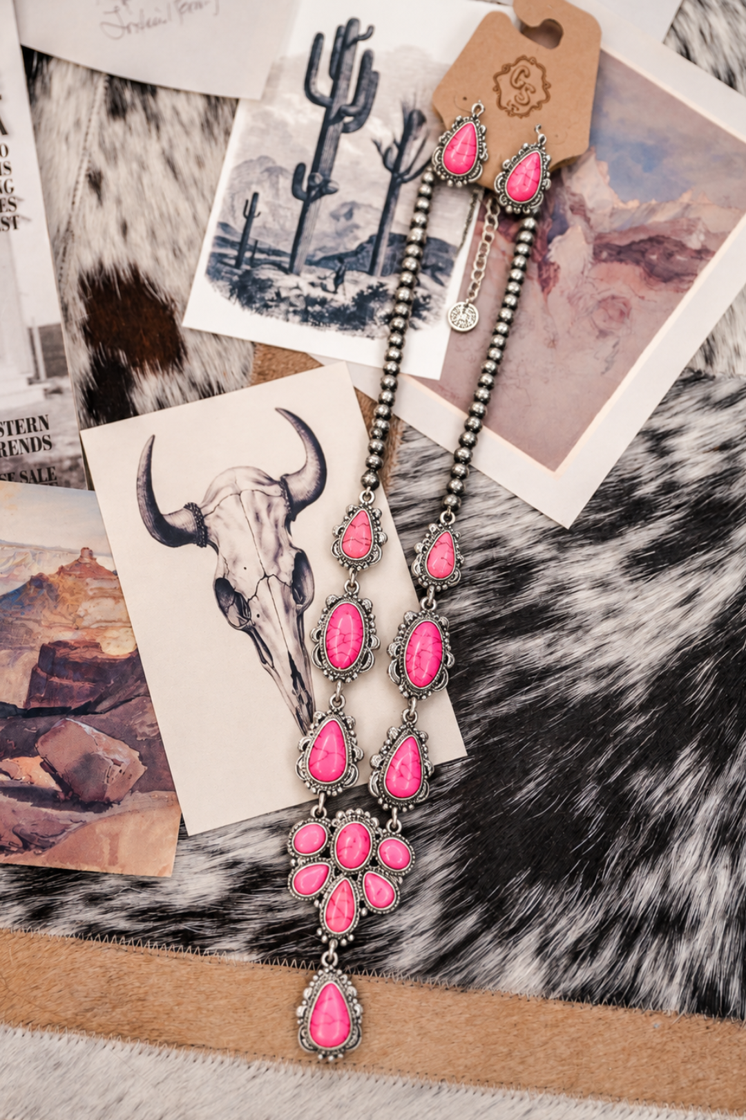 Pink Desert Darling Necklace Set
