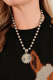 Silver Stallion Necklace