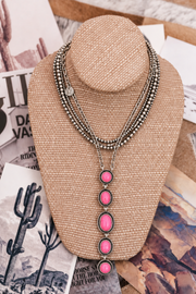 The Pink Spur Necklace