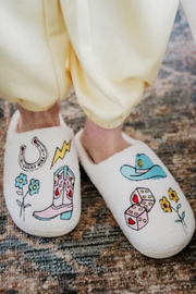 Lucky Charm Cowgirl Slippers