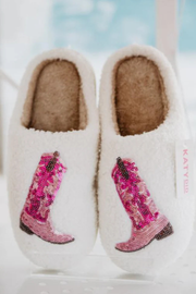 Kickin’ Cowgirl Sequin Slippers