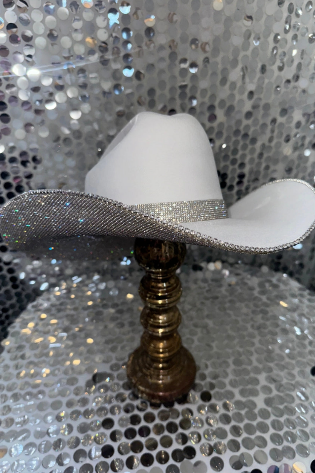 The Original "Rhinestone Cowgirl" -Underneath Brim Only