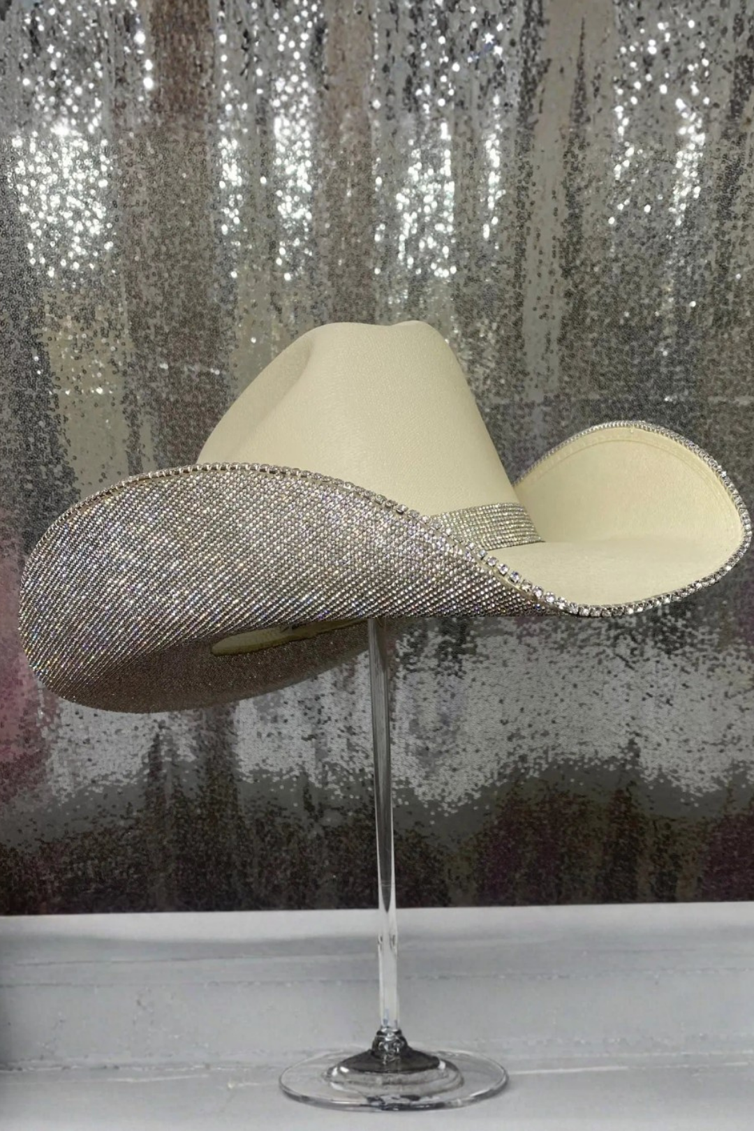 The Cowgirl Hat in Crystal Rhinestones