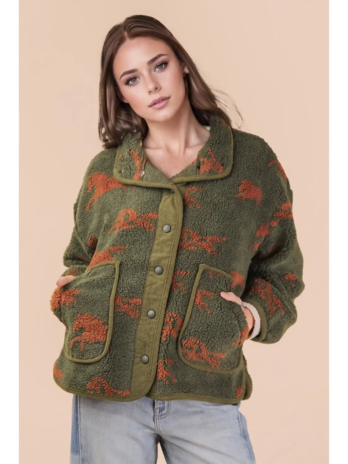 Wild Sage Sherpa Jacket