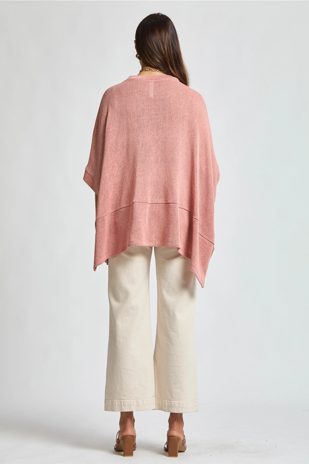 Prairie Breeze Travel Knit Poncho